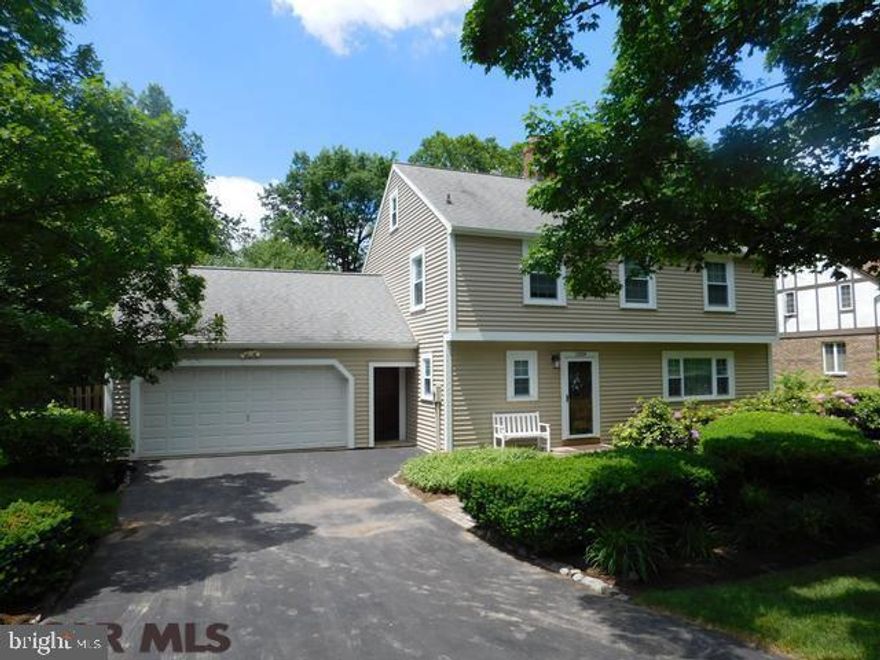 You will love this inviting, 2-Story home in the prestigious Centre Hills. The welcoming slate foyer greets you as you experience the charm and beauty of this home. Wainscoting, crown molding and chair railings throughout. Kitchen with updated appliances, spacious dining room opens up to a beautiful sunroom filled with lots of natural sunlight from the skylights & many windows, large brick fireplace & doors leading to a large Trex deck for entertaining and enjoying the beautiful professional landscaping. The first floor also features the living room w/fireplace, french doors, office and powder room. Upstairs boasts four spacious bedrooms and two updated bathrooms. Other recent updates by Veronesi: new windows, new vinyl siding, new Anderson storm doors, new lighting outside, new gutters, gutters guards, fascia, re-grading side yard and removal of trees. Also, recently painted throughout, new cordless shades, removal of wall paper. Superb LOCATION. Welcome to your new home!