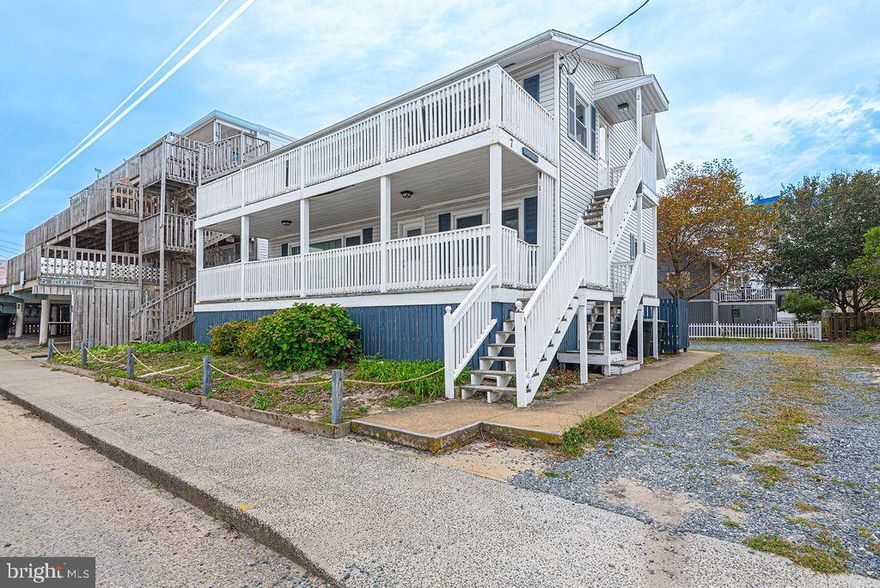 A rare opportunity to own a piece of coastal history! Built in 1963, the Beach Port Beach House offers a unique multi-family setup just steps from the sand. This classic beach retreat features 2 mirror-image homes - 1 on the first floor & 1 on the 2nd floor, each boasting 3 bedrooms and a spacious layout designed  for seaside living. A ground-level efficiency apartment serves as the 3rd home, perfect for guests or added rental income.  Homes of this style and configuration are seldom available in today's market. Whether you are looking for strong income-producing investment, a family beach compound, or a prime teardown opportunity for new construction, this property delivers endless potential. Imagine waking up and having your feet in the sand within minutes - this is the essence of the beach lifestyle. Don't miss this chance to secure a property with unmatched flexibility and location in a market where opportunities like this rarely come along. Boutique coastal homes of this vintage and versatility are rarely available-seize the chance to Invest In The Beach Lifestyle.