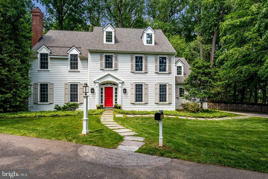 Welcome to this Classic 3 story Colonial in move-in condition. This thoughtfully updated and meticulously maintained home is located on a quiet private lane, across the street from Fenimore Woods Park. The beautiful two-story Foyer seamlessly flows into the formal Living Room and Dining Room, featuring custom millwork, gleaming hardwood floors, and a welcoming fireplace. A library with built-in bookcases and an updated powder room is easily accessible from the foyer. Enjoy the views through the expansive doors of the flagstone patio from the spacious kitchen and adjoining family room with a cathedral ceiling, built-ins, and a large stone fireplace. The eat-in kitchen has quartz countertops, stainless steel appliances, a center island and a walk-in pantry with charging station and bookshelves. The Mudroom with Laundry connects the kitchen to the oversized two-car attached garage, which has an outside entrance to the side porch. The 2nd floor features a Master Suite with two walk-in closets and a newly renovated bath that is adorned with quartz countertops, double sinks, a relaxing soaking tub, and a tiled walk-in shower. The Master bath has programmable heated tile floors. There are three additional bedrooms and a ceramic tile hall bath. The spacious 3rd-floor suite has a bedroom, full bath, closet, and walk-in attic space that is perfect for your extra storage needs. The unfinished basement has high ceilings and awaits your personal touches. It is currently ready for family fun with a pool table, play area, and additional space for storage or a woodshop. To top it off, this home is equipped with a  built-in generator! This house is located in the award-winning Radnor School District within walking distance to the charming town of Wayne with its restaurants, shopping, library, movie theater, and train station. It is also walking distance to St. Davids train station, Eastern and Cabrini Universities. Minutes to 476, King of Prussia Mall and Penn Medicine at Radnor.