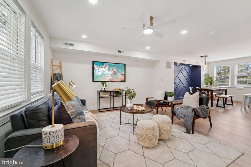 Welcome to this Beautifully Updated 3-Bedroom, 2-Bathroom home in Baltimore City’s Edmondson neighborhood! Thoughtfully Redesigned from top to bottom, this property features Modern Updates and Stylish Finishes throughout. Step inside to find Luxury Vinyl Plank Flooring, a striking Accent Wall, and an open concept Layout. The kitchen is a true highlight with White Shaker Cabinets, Gold Hardware, Brand-New Stainless Steel Appliances, and Modern Finishes—perfect for Everyday Living or Entertaining. Both bathrooms have been updated with Contemporary Design. Finished basement with walkout gives additional space to entertain or just relax. Stay comfortable year-round with Forced Air Heating and Cooling in Every Room. Outside, relax or host gatherings on your Brand-New Deck. On street parking or private parking in the backyard. This Move-In-Ready Home offers the perfect blend of Style, Comfort, and Convenience in the heart of Baltimore City.