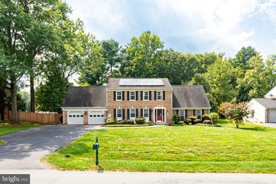 Welcome to this beautifully updated classic colonial, perfectly situated on a serene ½-acre lot in the prestigious Flower Valley community. Freshly painted throughout. Updated photos will be uploaded upon completion. This home blends timeless charm with modern design, offering an open floor plan accentuated by cathedral ceilings and abundant natural light. The gourmet kitchen features stainless steel appliances, granite countertops, and a custom-built wine cabinet, seamlessly flowing into the spacious family room complete with a stunning stone fireplace and direct access to the expansive backyard. Step outside to your private oasis—an entertainer’s dream—highlighted by a gorgeous swimming pool and generous outdoor space perfect for relaxing or hosting gatherings. The luxurious owner’s suite boasts a fully renovated spa-like bathroom with a freestanding soaking tub, an oversized shower, and ample closet space. Additional features include energy-efficient solar panels and access to exceptional community amenities. Flower Valley offers a vibrant, family-friendly atmosphere anchored by the historic Flower Valley Bath & Racquet Club, established in 1968. Outdoor enthusiasts will appreciate the proximity to the scenic Rock Creek Trail, which connects to the expansive Rock Creek Regional Park system.