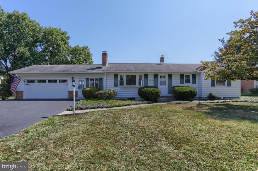 Extremely well maintained 3 bedroom ranch in Lower Dauphin School District.  Central Air, replacement windows, 2 car garage.  Ready for your updates and finishing touches to make this home your own!  Original hardwood flooring underneath most of the existing carpeting.  Wood burning fireplace and closed in breezeway make for great places to relax.  Large level lot for all of your outdoor activities.  Super convenient location just minutes to all conveniences and amenities.  Schedule your showing today!