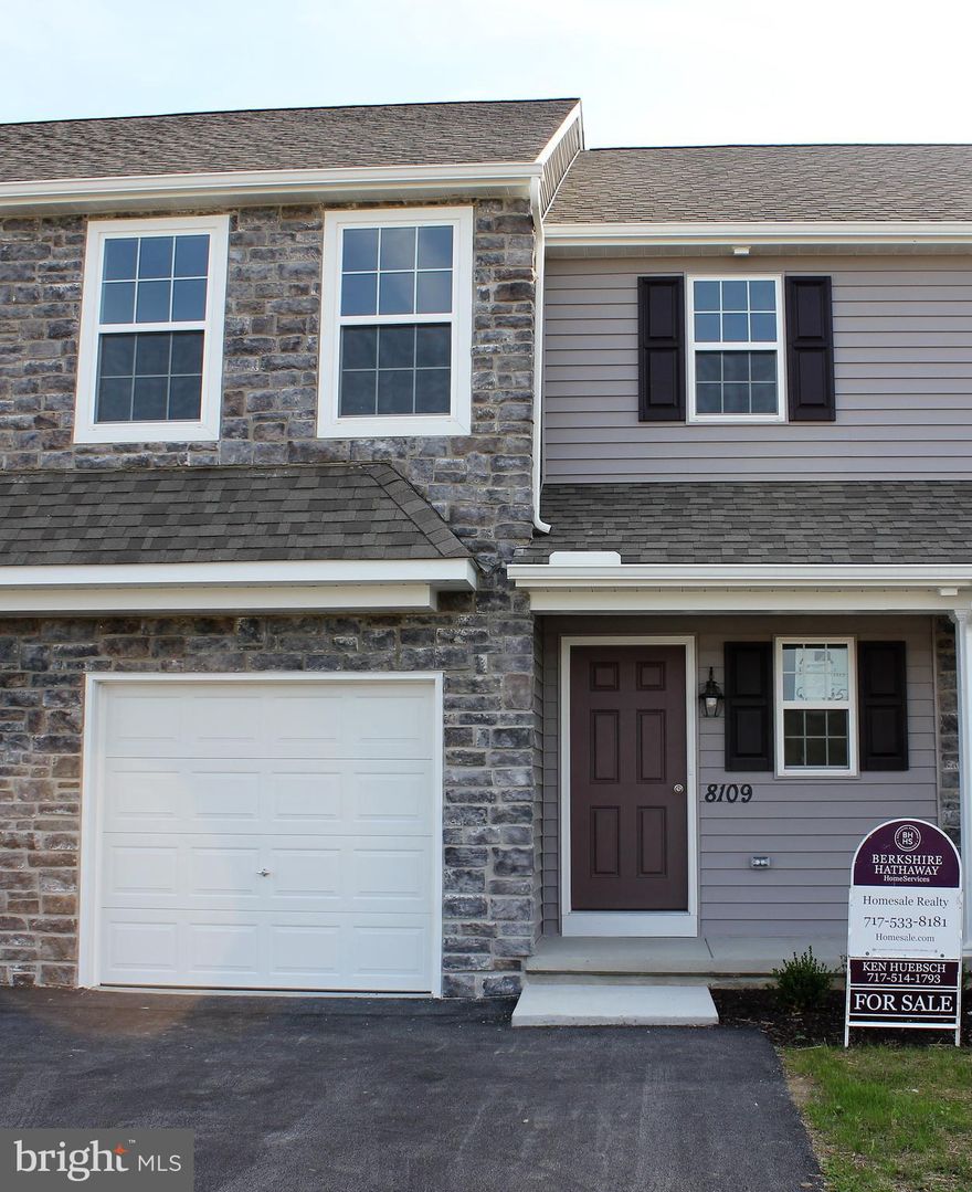 All new floorplan at Creekvale, built by EG Stoltzfus Homes!  This Aspen American Townhome is a Gold Spec and includes Plank Flooring on 1rst floor, Maple Cabinets with dovetailed soft-close drawers, Island in Kitchen, Gas heat, plus much more..  The basement is "ready to finish" with a Superior Walls Basement system. All townhomes include a 1-year Builder's Warranty. There is a $7000 closing cost incentive contingent on using LMC Home Loans and Premier Settlements. This townhouse is ready for an immediate settlement. Creekvale has a MODEL  located at 8100 J Carl Williams Blvd, and is open Sunday from 1-4.