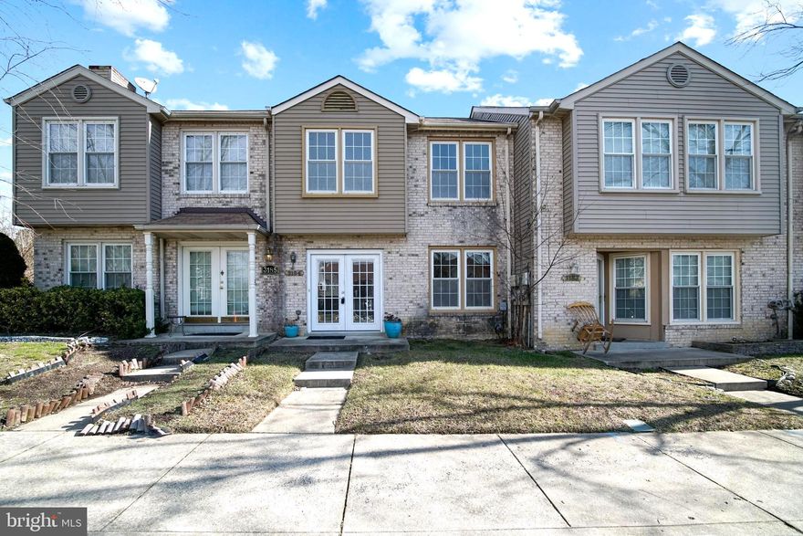 Stunning Town Home with many Upgrades. Beautiful New Hardwood Floors. Lovely Kitchen with Stainless Steel Appliances & Designer Backsplash. Two Spacious Owners Bedrooms, with Generously Size Closets. Large Windows Provide Spectacular Natural Light & Great Views. New Deck just added. Private Backyard with Fence. Ample Storage Space. Great Location close to Commute Buses, which connect to Metro, Major Highways, Shopping, Restaurants, AAFB, National Harbor, MGM, VA, DC & so much more.