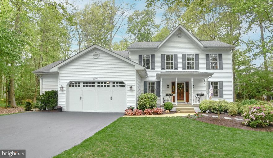 Situated beautifully on a quiet cul-de-sac, the home you’ve been searching for awaits. This two-story farmhouse shines bright with both natural light and pride of ownership! The home sits on 0.6 acre of beautiful, professional landscaping, lovely flowering trees/shrubs, and lush green grass. What an absolute treasure you’ve found here!!  This home, meticulously designed and maintained by the original owner, checks all the blocks and is tailormade for raising a family and/or entertaining extended family and friends. The first floor includes enlarged family room, huge game room with wet bar and built-ins, two fireplaces, separate dining room, well-appointed office offering privacy when need be, and a large fully renovated eat-in kitchen.  The kitchen features a granite island, quartz countertops, soft-close cabinets and drawers, stainless appliances (all replaced 2017) and a well-lit pantry. This floor plan includes large bedrooms each with a walk-in closet, updated bathrooms, large linen closet, upstairs hall walk-in closet and separate laundry/utility room. Large, 580sq ft garage is deep enough for two large vehicles with additional space for refrigerator and multiple storage cabinets. Garage includes a 3rd bay work area with workbench, wood cabinetry, lumber storage rack and 3’ personnel door. The backyard is spectacular with a two-tier deck (>500 sq ft) which includes an elevated sitting area under a low-maintenance pergola. Relax with a good book or entertain your friends; this is a backyard oasis. The home is truly move-in ready! HVAC all new in 2020, architectural roof installed in 2015, crawl space updated in 2022 with new insulation and vapor barrier, kitchen appliances replaced in 2017, garage door and openers replaced in 2016, new water heater in 2013, natural gas fireplace serviced in 2021, wood burning fireplace and chimney inspected/cleaned in 2022, and recurring pest control treatments, including whole-house pest inspection in Spring 2022. Sycamore Hollow neighborhood is part of Wildewood Community Association and is within walking distance to Wildewood Lodge, pool and tennis courts. Conveyances include pool table with ping-pong top and all accessories; built-in bar with three matching wooden stools; garage storage cabinets and workbench as well as outdoor shed.  Bring your “pickiest” clients because hands-down, this home is spectacular!!  Post occupancy is needed.  *****OFFER DEADLINE 4pm Sunday May 8th*****