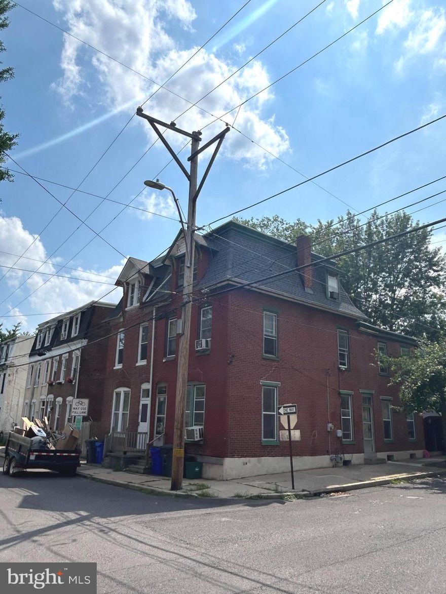 Welcome to this Pottstown home that brings a lot of charm! This property has New LVP Flooring (2024) & 5 bedrooms with plenty of space for the whole family. With lower taxes of $3,710 - this could be ideal for investors looking for more bedrooms or a first time home buyer to join in Pottstown as it continues to grow. Come join the Pottstown revitalization in close proximity to the restaurant/bars and shopping that High St has to offer! 
All dimensions of lots and building/room sizes are estimated and should be verified by consumer/buyer for accuracy.