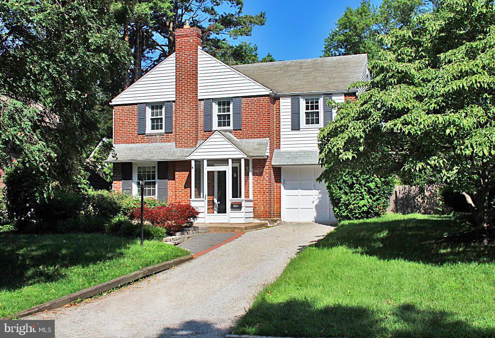 Masks must be worn when visiting this home. A paver walkway welcomes you to this brick colonial home. The glass enclosed entry leads you to the living room that has built-in bookcases and parquet floors. The separate dining room has a serving counter/breakfast bar that opens to the updated kitchen with granite countertops and stainless appliances. Opening off the kitchen is the bright family room with a half bath and closet. The back door leads to the fenced-in flat yard. The basement is finished. The laundry area is behind closet doors. The second floor has a spacious main bedroom with 3 closets. Two more bedrooms complete the 2nd floor - one has its own bath. Enjoy the central air system installed just a few years ago.This fine home is in the award winning Lower Merion School District. It has a short commute to Center City Philly or a short drive to the Wynnewood station of the R5 train line. And it has a short walk to Penn Wynne Elementary School and the beautiful 10-acre Wynnewood Valley Park. The park's amenities include playground, tot lot, tennis courts, basketball courts, nature park, picnic tables, comfort station, and a garden for the blind, Come make this your great new home and neighborhood.