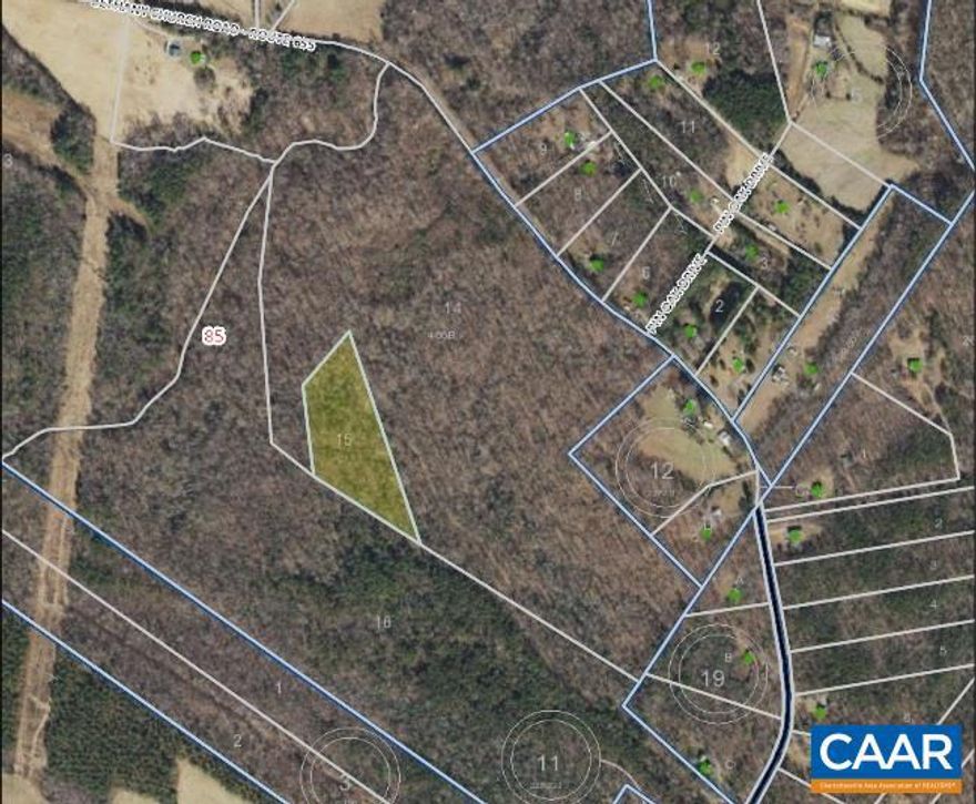 5+ acres in eastern Louisa County off Bethany Church Road, this wooded lot is ready to move! This lot is 'landlocked' meaning there is no recorded easement to a publicly accessible road and no existing driveway.  No soil work has been done and there has been no recent survey.