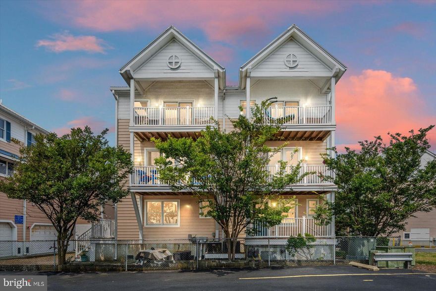 Welcome to your dream home at #1B Tamarindo Townhomes, where paradise meets coastal living in the heart of Ocean City! This premium end-unit townhome offers a truly breathtaking experience with its prime location on the oceanside of 56th street.  -  
Prepare to be captivated by the stunning views that await you. From the living room and master bedroom balconies, you can enjoy a picturesque westerly view of the inviting pool, perfect for those lazy summer afternoons. And that's not all! Cast your gaze eastward and catch glimpses of the sparkling ocean, adding a touch of enchantment to your daily routine.  -  
As you step inside, you'll be greeted by an atmosphere that radiates bright and cheery coastal vibes. This 3-bedroom townhome has been lovingly and professionally redecorated to create an ambiance that instantly lifts your spirits. Hardwood flooring throughout the main living areas adds a touch of elegance and charm, while the vaulted cathedral ceilings in all three bedrooms create an open and airy feel.  -  
One of the many highlights of this property is the expansive 2-car garage. Say goodbye to cluttered living spaces because this generous garage offers ample storage for all your beach toys and gear. With easy beach access only seconds from your doorstep, you'll be able to indulge in sand and surf adventures whenever your heart desires.  -  
But it's not just about the fantastic features within the townhome itself. The entire community exudes a quaint and cozy atmosphere reminiscent of a small village setting. Nestled among premium townhomes, you'll find yourself surrounded by a delightful neighborhood. Enjoy the convenience of being within proximity to a variety of local dining options, family-friendly entertainment establishments, and even miniature golf courses for a fun-filled day with loved ones. And let's not forget the nearby shopping centers that cater to all your retail therapy needs.  -  
Now is your chance to own a slice of Ocean City paradise. Don't miss out on this incredible opportunity to make #1B Tamarindo Townhomes your forever home. Come and experience the coastal charm and beachside bliss that awaits you in this picturesque retreat.