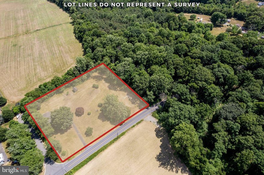 Welcome home to this 2+ acre property overlooking pasture and farmland.  No builder-tie in so bring your builder and plans. Convenient access to I 95, Route 40, or Route 1.