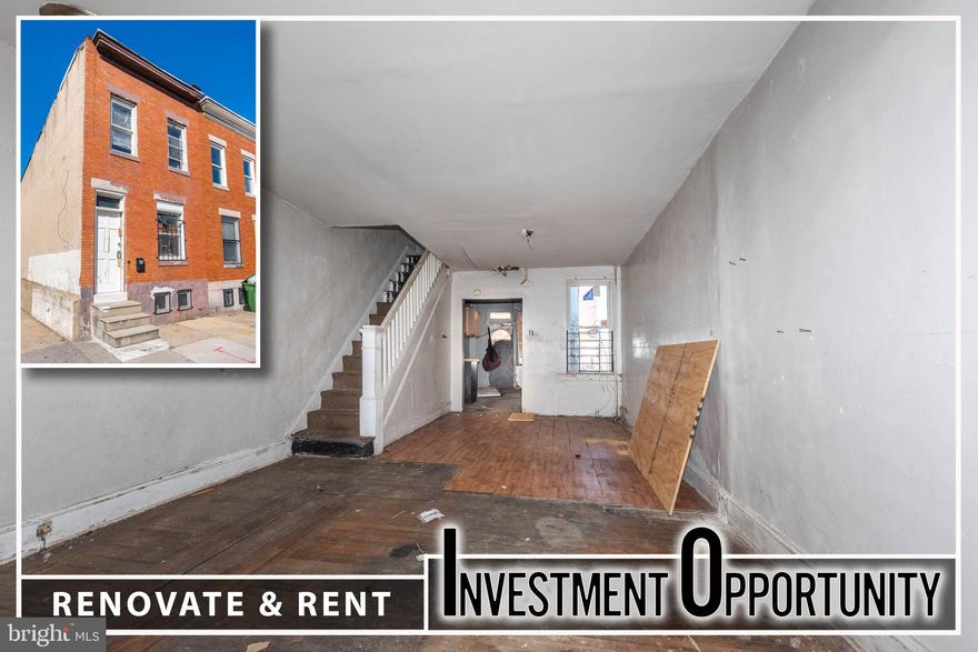 This property presents an excellent opportunity for a fix-and-flip or a renovation project to make it your dream home. Located at the end of the row, it offers more privacy and space, with generously sized bedrooms perfect for family living. The central location adds immense value, offering easy access to amenities, transportation, and local attractions. Whether you're looking to renovate and live or flip for profit, this property has the potential to become something truly special. Don’t miss out on this fantastic investment opportunity!