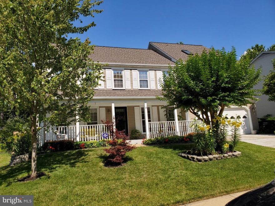 Welcome to this Stunning updated colonial in sought after Raceway Farms. located on a premium lot that backs to a common area.    You will immediately notice the large spacious rooms which have been freshly painted and the abundance upgrades throughout the house.    Your first impression when you walk in are the Hardwood floors which encompass the entire first floor, the stairs and upstairs landing.     Off the foyer is a lovely office with built in shelving and two huge windows so natural light is flowing in.    Walk into the kitchen and you will say WOW, it has granite counter tops, lots of cabinets and is open to the family room. It gets better, the screened in porch you've always wanted awaits you:   it's huge with a vaulted ceiling, skylights, covered in wood planks giving you the feel of a spa retreat and large enough for outside dining and family fun. Upstairs you will find an en-suite guest room with a newly upgraded bathroom--& ample storage.  The huge Master Suite includes a nice sitting room, two large walk-in closets and a luxurious master bath. The spa like Master bath features a thermostatically controlled ceramic floor heating system, a grand jetted spa tub, double sinks, a large walk in shower, a skylight & two large windows, tall cherry cabinets & a linen closet for plenty of storage. The other two spacious bedrooms share a guest bathroom, so you have 3 full bathrooms upstairs.   YEA!The large unfinished basement is plumbed for bathroom so you can finish with rooms of choice or use for storage.  New roof in 2017, New upstairs heat pump and air handler in 2020, Landscaped front and back yard within in-ground sprinkler system. Location, LOCATION:   Conveniently located 1.8 miles to Wegmans shopping center and restaurants. Less than 2 miles to   I-95, and Fairfax County Parkway, easy access to I-495; only 4.5 miles to Franconia-Springfield Metro.  A very quick commute to Fort Belvoir and easy access to Old Town Alexandria, the Pentagon and great shopping centers!