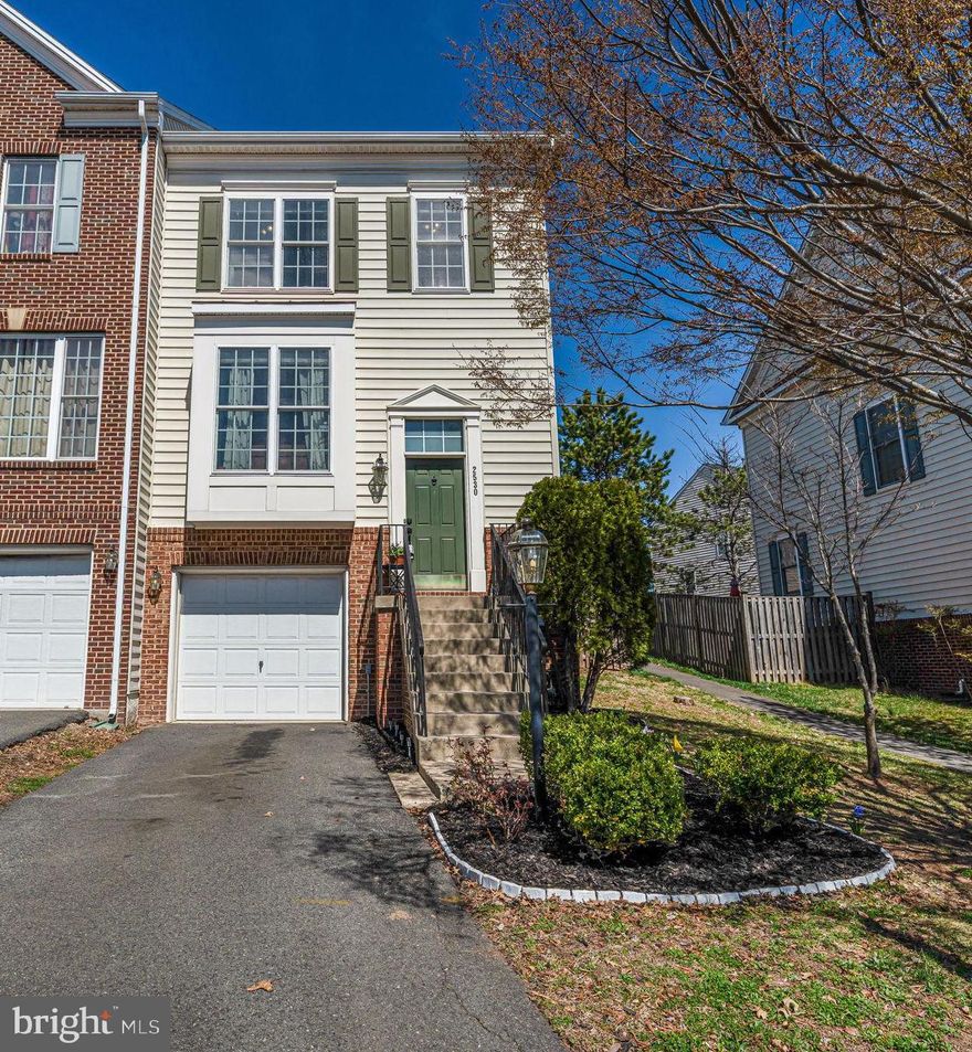 4..75% ASSUMABLE VA LOAN!!! This beautiful end-unit townhome with a garage, located in the desirable River Oaks community, is ready for its new owner. Recent updates include LVP flooring on the main and lower levels in 2022, both HVAC units replaced in 2023, and a new water heater in 2024. The main level features a powder room, a spacious living room, a large dining area adjacent to the kitchen, and a spacious bump-out that is perfect for a home office, play area, or family room. The kitchen boasts stainless steel appliances, Corian countertops, oak cabinetry, and a pantry.

Upstairs, you’ll be impressed by the generous owner’s suite, complete with a walk-in closet, a sitting room in the bump-out area, and an ensuite bath featuring dual sinks, a separate soaking tub, and a shower. Additionally, there are two more bedrooms and a hall bathroom on the upper level.

The finished basement offers a perfect personal retreat or space for overnight guests. It includes a recreation room, a half bath, ample storage, and a walkout to the garage. The home also features a fenced rear yard, ideal for pets or entertaining friends.

This location is great for commuters, with just a 15-minute drive to the Virginia Railway Express (VRE) for a quick ride to DC. The community amenities include a community center, swimming pool, tennis courts, playgrounds, and more. With easy access to I-95 and less than 2 miles to Southbridge Plaza for shopping and dining, this home offers both convenience and comfort.