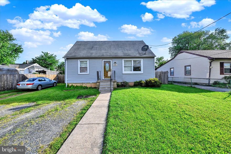 Welcome to this charming Cape Cod nestled in the heart of Arbutus! Bursting with potential, this 4-bedroom, 1-bath home offers a cozy and functional layout, perfect for anyone looking to make a space their own. Step inside to a sunlit living room with easy-care laminate plank flooring that flows into the spacious kitchen, featuring ample cabinetry and direct access to a lovely rear deck—ideal for morning coffee or evening relaxation.

The main level offers a comfortable primary bedroom with soft carpeting, while the second main floor bedroom has been thoughtfully converted into a laundry room for added convenience. Upstairs, you’ll find two additional carpeted bedrooms, each with ceiling fans and plenty of natural light.

Out back, enjoy a generous, fully fenced yard—perfect for pets, play, or entertaining—and a private driveway for off-street parking. Ductwork has already been installed, making it easy to add central HVAC if desired. While this home needs a little TLC, it's full of charm and potential, with a layout that’s just waiting for your personal touch.

Perfectly situated in a desirable, commuter-friendly location near shopping, dining, and major routes—this is a wonderful opportunity to invest in a cozy home with great bones and room to grow. Don’t miss out on this hidden gem!
