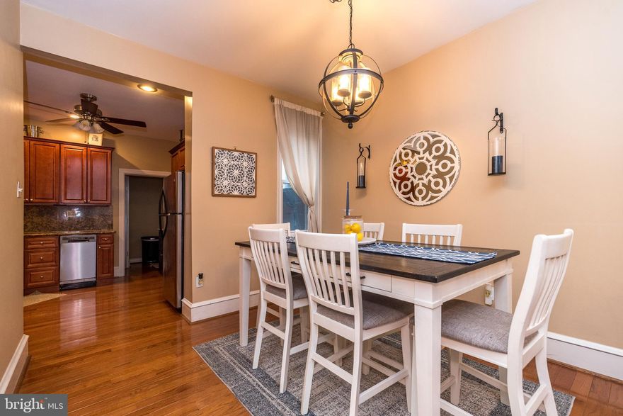 Welcome to this beautifully maintained turn-key row home in the heart of South Philadelphia, ideally located directly across from St. Monica’s Catholic School. This home has been meticulously cared for and offers the perfect blend of comfort and convenience.

Step inside to find gorgeous hardwood floors and a spacious layout. The updated kitchen provides modern functionality, while the rare first-floor full bathroom adds extra convenience for guests and everyday living. The home is equipped with 2024 installed central air and ceiling fans in every room to keep you comfortable year-round.  The home features a Ring home security system.

Upstairs you’ll find new carpets and three generously sized bedrooms with plenty of natural light and space. The full basement offers excellent storage and includes a washer and dryer.

Situated on a quiet block, this home is within walking distance to many popular South Philadelphia bars, restaurants, and neighborhood favorites, making it perfect for enjoying everything the area has to offer.

Don’t miss the opportunity to own this well-kept home in a fantastic location!