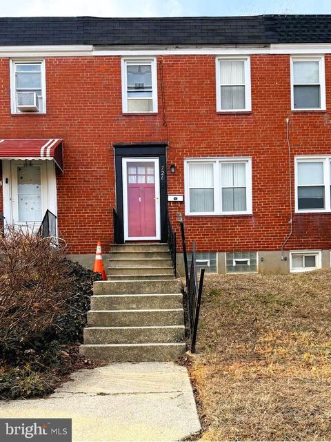 726 S WOODINGTON ROAD BALTIMORE MD 21229