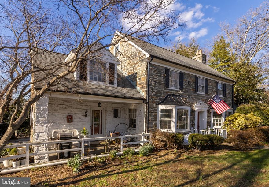 Corner lot Center Hall Colonial in Merion Station with lots of space both inside and out.  Enter the Center Hall of this home and immediately to your right is the Living Room with marble mantle, woodburning stove and front bay window.  Off the main living area is a large sunroom lined with casement windows and  featuring an exposed brick wall and wood burning fireplace.  To your left off the center hall is a spacious formal dining area with a front bay window and a passway to the kitchen with extensive counterspace.  The kitchen leads to a powder room and another sunroom for additional living and dining space.  This room has another entrance through the side porch that leads to the driveway.
Upstairs is a wide-open center hall leading to a hall bath and four bedrooms.  The main bedroom layout includes an ensuite bath and walk-in closet.  A second larger bedroom has an additional room attached that could easily be turned into a main suite bath and closet.  In addition to all of the many living spaces, there is a walk-up attic and full basement offering endless opportunities to create the home of your dreams.
The house is surrounded by green spaces on all sides offering both privacy and outdoor living areas.  The driveway can comfortably accommodate 5 cars, and it leads to a two-car garage at the rear of the house.  There is also a large storage shed at the side of the lot.
Walk one block to the Cynwyd Elementary and Middle Schools and all of the shops and dining of Merion Station are just a short walk away.  This is a great opportunity to create the home you have been looking for!