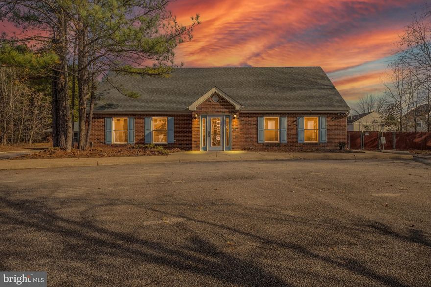Well-Known Community Building! Perched at the entrance of the Branchester Lakes subdivision this almost 10,000 sq foot brick building is a treasure that sits on 1.5 acres. This business was run and still contains a special permit to run as a childcare facility in the Prince George public school district. Equipped with 9 impressively-sized rooms, a fully operating kitchen, shared closets with overhead shelving, 14 bathrooms, multiple offices and a utility room, don’t be misled, this building is versatile and in good condition. The exterior boasts a well-kept shed for additional storage, flood lights, and fenced-in playground areas. Safety alarms or security cameras are presently connected in each classroom and most doors. This facility is currently zoned R-3 but is approved for commercial use. All standard and commercial kitchen appliances will convey. Vans and building contents including electronics and office equipment will be sold separately.