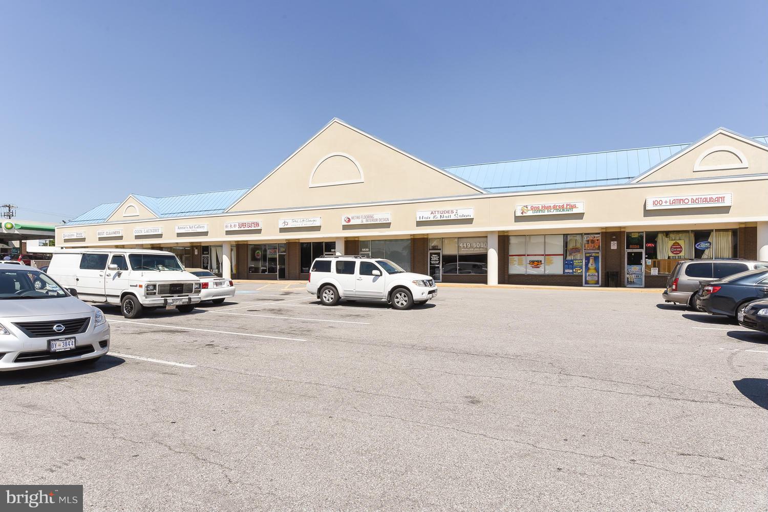 Allentown Way Plaza is located across from Aldi just off Branch Ave in Camp Springs and nearby Joint Andrews. Join other tenants like Swift Fitness, hair salon.Well maintained center. Minimum 3 yr lease. $40 non refundable application. Two spaces remain. # 5818 former personal fitness studio and #5808 former bridal shop. Each space is $1,800 per month+ utilities + water + trash. Each space is approximately 1,450 square feet.