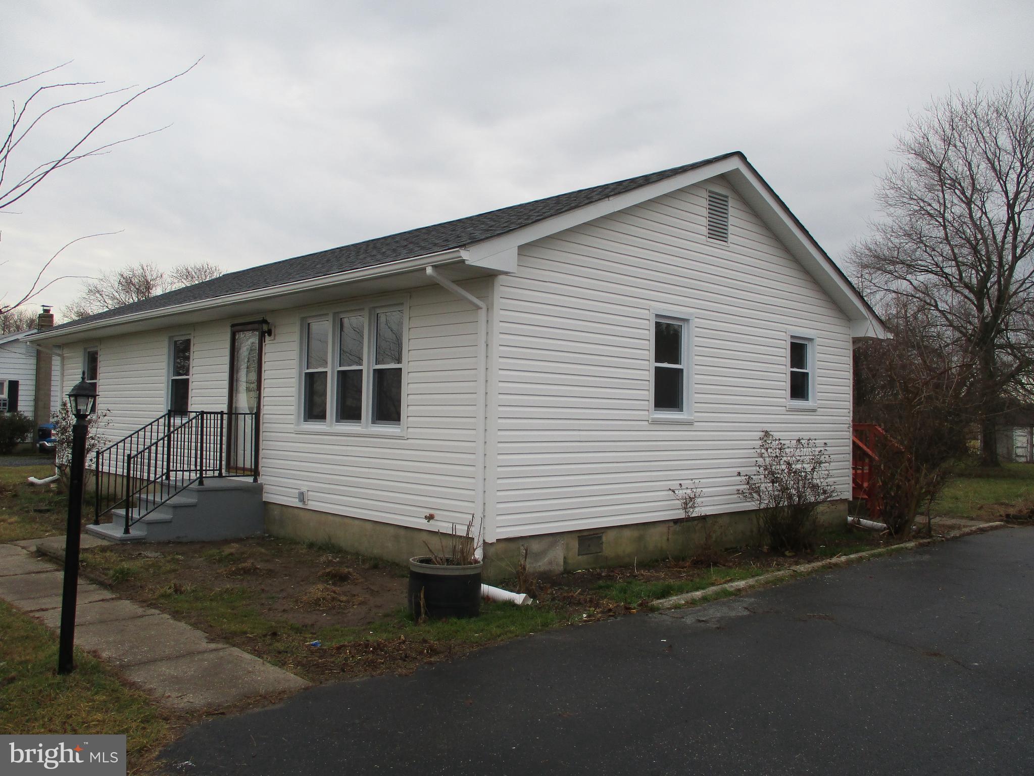 Renovated rancher! This three bedroom home sits on a .45 acre lot, and has been improved with a new roof, siding, windows, kitchen, bath, flooring, HVAC, paint, doors, water heater, and more. Move in ready. There is a large deck and two sheds in the rear. It lies close to schools with public water and sewer. Nearby is the waterfront town of Chestertown, with its shops, college, restaurants and entertainment. This is a Fannie Mae home. Submit all offers on Homepath site.