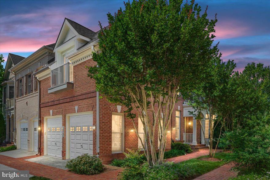 Looking for single family space in an ideal location, within a community of manicured grounds and a park like setting? Your search is over! Must see inside to appreciate this incredibly spacious, all brick, end unit townhome with over 3400 sq. ft of luxury living space. Located in sought after Kensington Square, this gem has been meticulously maintained and is move-in ready! Located in the original section and built by Renaissance, owners enjoy the maintenance-free lifestyle this neighborhood offers. Leave your lawn tools behind, while HOA takes care of the outside including, painting, gutter cleaning and maintaining the professionally landscaped grounds. This stylish home has 4 bedrooms, 3 1/2 baths, 2 car garage, 9 and 10 ft ceilings with new HVAC (2023). An impressive entry is highlighted by the grand two-story foyer, large ceramic tile and gleaming hardwood floors throughout the main level. Designer light fixtures sparkle throughout, and you'll love the modern open floor plan, freshly painted in a neutral pallet. The gourmet kitchen boasts granite countertops, stainless appliances, wine/beverage center, including a high-end GE Monogram built in refrigerator. Newer GE double oven (2021) and cooktop (2022). The eat in dining area is separated from the adjacent family room by a show stopping double-sided gas fireplace with decorative mosaic tile. Off the family room is the rear fenced yard with composite deck and slate patio-perfect for outdoor entertaining! A light-filled dining room with seating for 8 opens to the sizable living room with a wall of windows adorned with custom plantation shutters. Convenient garage access for easy grocery carrying and laundry room complete the main level. Upstairs, you'll find the foyer overlook and a spacious loft that could be used as a home office or a baby station. The freshly painted primary suite is light filled, complete with generous sitting area, elegant tray ceiling, dual walk-in closets with custom organizers. The beautiful primary bathroom boasts two vanities with granite tops, soaking tub and separate shower. Bedrooms 2 & 3 are generously sized and share a well appointed Jack & Jill bathroom. The lower level features a recreation room with a backlit custom wine feature wall and plenty of room to enjoy a casual evening. The 4th bedroom and adjacent full bath, is perfect for guests or to use as an in-law/nanny suite.  There is no shortage of storage space either! A sizable storage/utility room and separate storage closet offers an opportunity to expand the living space.  A+ location near shopping, dining, major routes, Fair Oaks Hospital, Fair Oaks Mall, and International Country Club. Highly rated NAVY ELEMENTARY. Come live the good life in this amazing home and community!