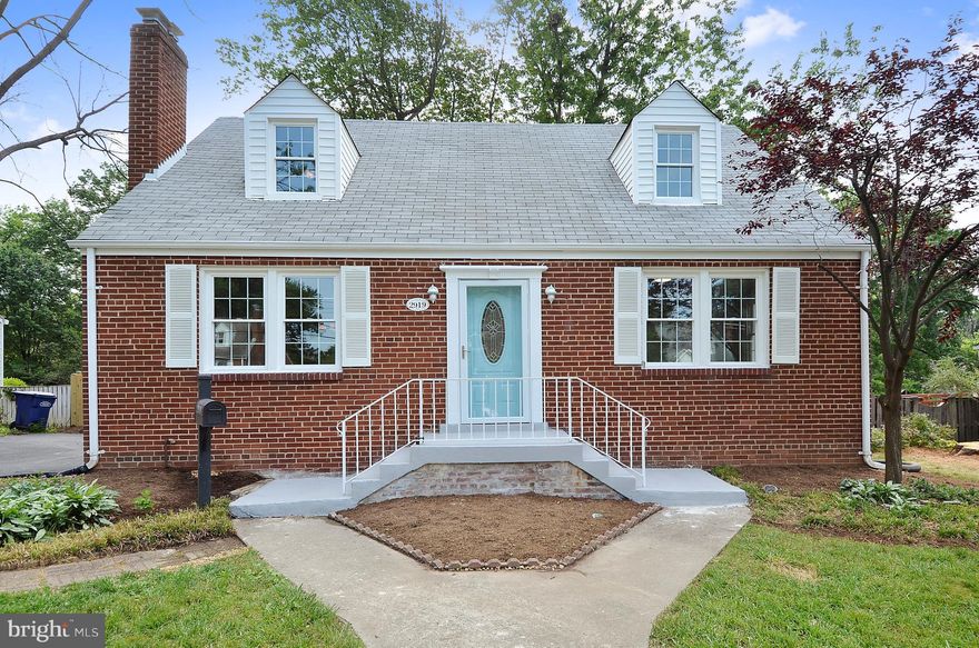 TOTALLY RENOVATED CAPE COD minutes from Metro & Tysons. ALL NEW HVAC, WH, windows & appliances. Beautiful HW floors on main level, modern Kitchen w/ new granite counters, 42" cabinets & SS appliances opening to both Dining room & cozy Breakfast/Sun room.  Two Bedrooms on main level & large Master Bedroom & Office combination on the second. Cozy lower Family room. Huge fully fenced backyard & shed.