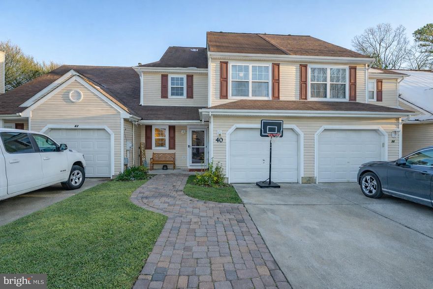 Welcome to 40 Brandywine Ct, a beautiful and highly desirable 3-bedroom, 2-bath townhome located in the heart of Egg Harbor Township. Perfectly positioned on the pond, this home offers peaceful water views and a setting that is hard to find in the area.

Inside, you’ll find a bright, open floor plan featuring a welcoming living room that flows seamlessly into a well-appointed kitchen, ideal for both everyday living and entertaining. Natural light fills the home, enhancing its warm and inviting feel.

Step outside to a larger backyard overlooking the water, complete with an above-ground pool—perfect for enjoying warm summer days, relaxing evenings, and hosting friends and family. The quiet neighborhood adds to the appeal, offering a serene environment while still being close to shopping, dining, and local attractions.

This pond-front townhome combines location, lifestyle, and value, making it a true must-see. Properties like this are rare—don’t miss the opportunity to own one of the most desirable homes in the area. Schedule your private showing today.