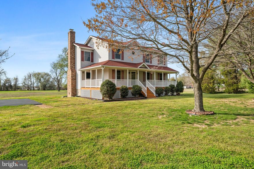 Welcome to a place where time slows down, the air feels a little fresher, and the possibilities stretch as far as the eye can see…

Nestled on nearly 6 acres of open, level land in the heart of Calvert County, this one-owner home has been lovingly cared for since it was built in 1993—and it shows in every detail. From the moment you arrive, the classic farmhouse-style wraparound porch invites you to sit back, unwind, and take in the peaceful surroundings.

Step inside and you’ll find a warm, inviting interior anchored by a cozy woodstove insert—perfect for those crisp Maryland evenings. The kitchen and dining area flow seamlessly together, creating a natural gathering space that opens directly to a screened and covered rear deck. Here, you’ll enjoy serene views of the expansive backyard and glimpses of the Patuxent River—a setting that feels both private and inspiring.

The full, unfinished basement offers a blank canvas ready to become whatever you envision—additional living space, a workshop, home gym, or storage for all your hobbies and equipment. Outside, the possibilities truly shine. With nearly 6 acres of usable land, this property is ideal for horses, chickens, hobby farming, gardens, or simply enjoying wide-open space with room to breathe.

An asphalt driveway provides easy access, and with NO HOA, you have the freedom to create the lifestyle you’ve been dreaming about—without restrictions.

Perfectly positioned to offer both tranquility and convenience, this home captures the essence of Southern Maryland living. Whether you're seeking a peaceful retreat, a homestead, or a place to bring your creative vision to life, this property is more than just a home—it’s an opportunity.

Come experience the charm, the space, and the lifestyle that make Calvert County so special.