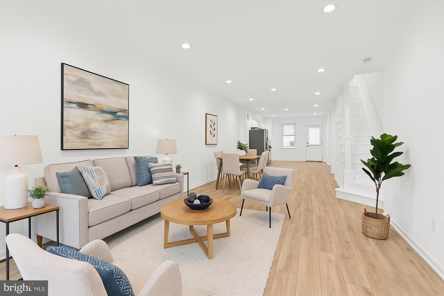 Fully Renovated Gem Just Minutes from Johns Hopkins!
Welcome to 1804 East Lafayette Avenue, a beautifully renovated 3-bedroom, 1-bathroom home in the heart of East Baltimore. Perfectly blending modern finishes with timeless character, this move-in-ready rowhome offers an open-concept layout that’s ideal for both relaxing and entertaining.
Step inside and be greeted by a spacious main level that boasts gleaming new flooring, recessed lighting, and large windows that flood the space with natural light. The open floor plan seamlessly connects the living, dining, and kitchen areas, giving you the freedom to arrange the space to suit your lifestyle. The modern kitchen features brand-new cabinetry, sleek countertops, and stainless steel appliances — making meal prep and hosting a breeze.
Upstairs, you’ll find three generously sized bedrooms, each thoughtfully designed with comfort in mind. Whether you're creating cozy sleeping quarters or setting up a home office, there’s no shortage of space here. The full bathroom has been fully updated with contemporary tile work, stylish finishes, and a new vanity — offering a spa-like experience every day.
The basement is massive, offering a blank canvas for your dream space — think home gym, media room, workshop, or an additional bedroom with ease. With high ceilings and dry storage, the possibilities are endless.
What makes this home even more desirable is that it has been completely renovated from top to bottom — including updated electrical, plumbing, HVAC, and roofing systems. All the hard work has been done so you can move in worry-free.
Located just minutes from Johns Hopkins Hospital, this home offers unbeatable convenience for medical professionals, students, or anyone looking to live close to one of the city's most iconic institutions. Commuters will love the easy access to I-83, I-95, and major public transportation routes, making travel around the city and beyond a breeze.
Whether you're a first-time buyer or an investor seeking a turn-key rental opportunity, 1804 E Lafayette Ave is a smart choice in a fast-growing area.
Don’t miss your chance to own this beautiful home with thoughtful upgrades, incredible space, and unmatched value. Schedule your private tour today!