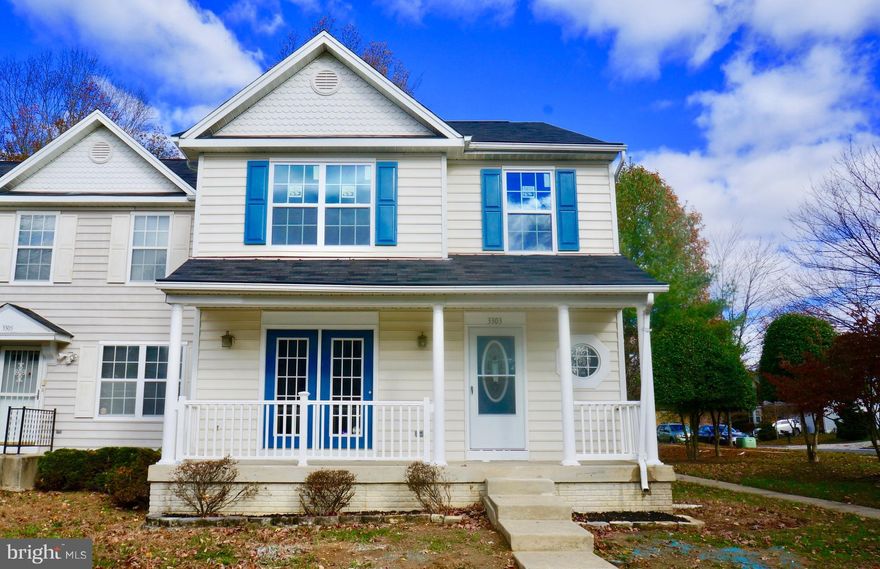 OPEN HOUSE SATURDAY DEC 9th, 2pm-4pm. Gorgeous end unit remodel! Top to bottom updated-ready to move in. 3 bedrooms and 3.5 bathrooms! Large master, finished lower level with fire place. Oversized windows flood the house with light. Spacious modern kitchen. Large entry foyer w/ bath. French doors from open living/dining to the large front porch. Gleaming hardwoods, sunlit rooms! Assigned parking.