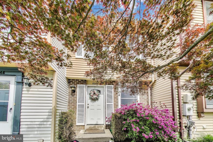 Come home to this adorable 3-level townhome in Laurel - situated backing to the peaceful woods and a walking trail - no neighbors directly behind you. The main level features a traditional layout with open kitchen, separate dining space and a rear living room that opens up to a rear composite deck. The upper level has two generously sized bedrooms with ample closet space and an updated bath between the two rooms. Upstairs also has BRAND NEW CARPET! The primary bedroom has a walk-through closet that has en suite bath access as well. The lower level has a family room area and separate laundry space, along with storage and ceramic tile flooring throughout. There is also a half bath on the lower level for your convenience!

Located in between 95 and 29, this home is close to everything you need! Tons of shopping and restaurants just minutes away. Local recreation such as the Patuxent River and Scotts Cove. Lots of surface lot parking; one assigned space (Space #80)