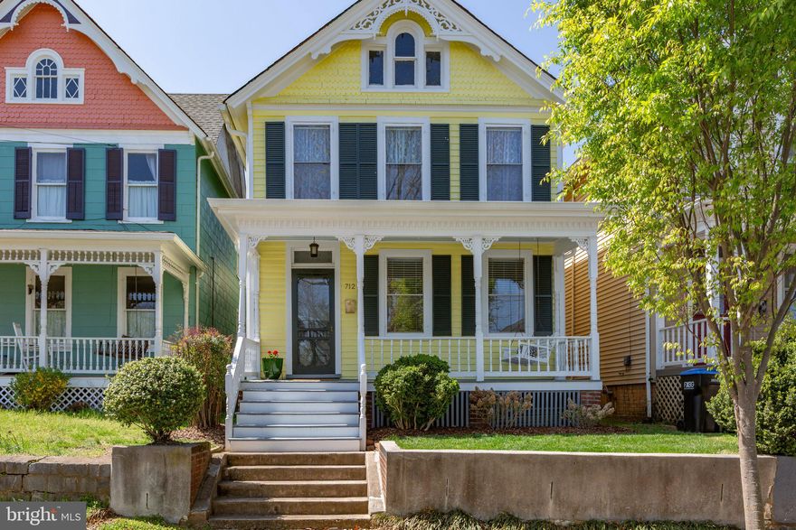 Charming 1907 Home with Modern Updates & Prime Location

Step into history with this beautifully maintained home, offering the perfect blend of timeless charm and modern convenience - all in a fantastic downtown location, close to the VRE for easy commuting and just minutes from the University of Mary Washington!  Featuring 3 bedrooms and 2 full baths, this home welcomes you with a charming front porch complete with a swing, perfect for morning coffee or relaxing evenings.
Inside, you'll find beautiful flooring through out, adding warmth and character to this home.  The spacious upperlevel bathroom features a stunning clawfoot tub and the tankless water heater provides plenty off hot water for that long hot bath!  The primary bedroom is light and airy and features a double closet.
The kitchen is both stylish and functional, with plantation shutters, stainless steel appliances, a cook top, granite countertops, a wall oven with convection, a built-in microwave, a breakfast bar and breakfast area for casual meals.
This beautiful home seamlessly blends open -concept living with the option for privacy,  thanks to the discreet pocket doors between the living and dining areas.  The dining room features a fireplace with a unique woodstove.  Whether you're entertaining guests or enjoying a quiet evening, this home offers the perfect balance of flow, function, and comfort.  The living area is enhanced with built-ins perfect for storage and display.
Enjoy outdoor living at it's best with a fenced back yard featuring a shed, landscaping, a deck, stamped concrete patio and sidewalk - perfect for relaxing and entertaining.   The privacy fence offers both a front and rear gate.  Outside the rear gate you'll love the convienience of your own parking spot which is located in the rear alleyway.   A birdbath and concrete bench will convey, adding to the charm of the backyard retreat.
Enjoy the best of downtown living, with restaurants, shopping, parks, and the canal path for walking and biking are all closeby!  Don't miss this rare opportunity to own a gem in an unbeatable location!
 RECENT UPDATES: 2025 Stairs, banisters, and upper floor painted, 2024 - new deck, 2023 - Full exterior painting, 2022 - new gutters, 2018 - new roof
Schedule your showing today!