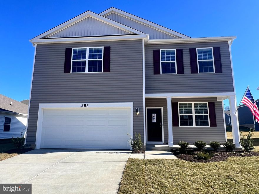 Move in Ready!! This Penwell model offers 4 bed/2.5 baths and a flex room on the main level. Fully equipped kitchens with stainless steel appliances, 25 cu ft side by side refrigerator with in door water/ice, multi cycle dishwasher, disposal, range and microwave with Aristokraft kitchen cabinetry, LED work area kitchen lighting and granite countertops. America's "Smart Home Technology" featuring Quisys IQ HD touchscreen with camera, Wi-Fi video doorbell, Echo Dot speaker with Alexa, Z-Wave programmable thermostat, smart light switch and Keyless Entry front door lock with deadbolt, flat screen prewires with cat-6 outlets in owners suite and living area, and finally a Wi-Fi enabled garage door opener. LVP flooring on main level public areas, two panel interior doors with brushed nickel hardware, wall to wall carpeting in bedrooms, ceiling fan pre-wires, - ALL BRAND NEW AND ALL INCLUDED!!! Attractive low down payment financing programs available at below market rates. Closing cost assistance plus a RWC 10 year warranty. ACT NOW!