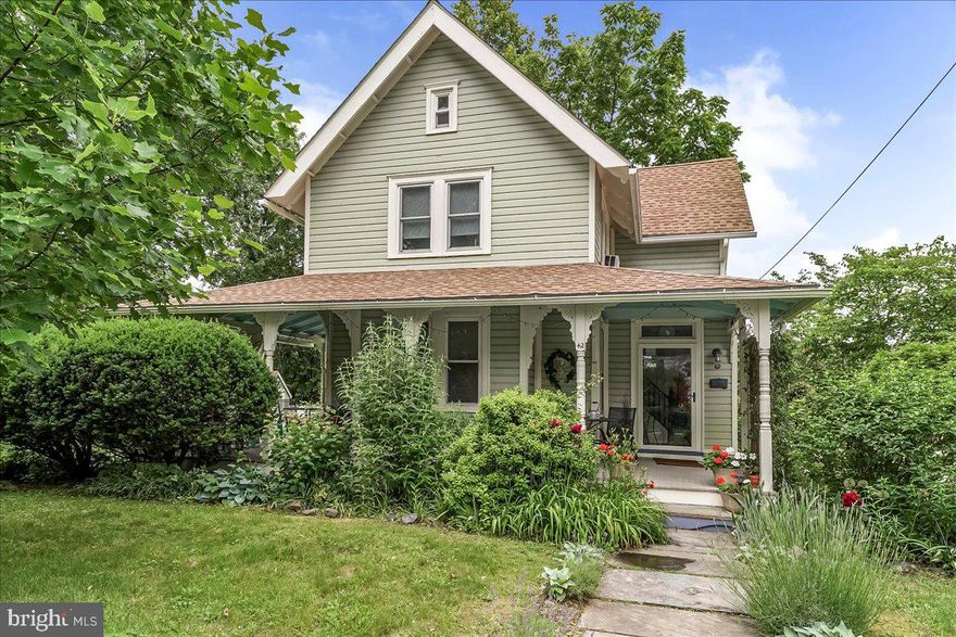 Welcome to Rutledge, often called one of Delaware County's best kept secrets.  This lovely neighborhood is nestled in the Wallingford-Swarthmore School District, walking distance to downtown Swarthmore, the train to center city, Philadelphia and just a short drive to the International Airport.  42 Linden Avenue is a particularly special home, one of the oldest in the Borough. The current owner has thoughtfully  updated the entire property while maintaining it's original charm and character.  This corner property on a large lot is gardener's delight with carefully designed landscaping.  The wrap around porch and spacious rear yard are sure to be enjoyed.  The main level offers a living room, dining room, updated kitchen, main floor bedroom (currently used as an office), full bath and laundry.  Upstairs, you'll find three more bedrooms, a full bath and a bonus space.  This entire home is filled with natural light.  There is attic and basement storage, as well.  A private driveway can accommodate two vehicles.  So make your appointment and see all that this amazing home has to offer.