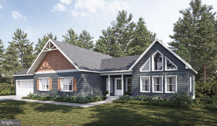 This is a To-Be-Built home by ICF Homes of Virginia, featuring The Rappahannock, a professionally designed plan in the builder’s River Series Semi-Custom Division. There is no model home or physical home available to tour,  but prospective buyers are invited to schedule a visit to the builder’s professional showroom located at 100 Parkway Blvd, Stafford, VA. At the showroom, you can explore material samples, view finish options, and discuss available customizations directly with the builder’s team. A virtual design experience is also available. The Rappahannock is a thoughtfully crafted 3-bedroom, 2-bathroom semi-custom home offering open-concept living, vaulted ceilings, and a seamless layout ideal for both everyday living and entertaining. The plan includes a large kitchen with custom cabinetry, a spacious island, and walk-in pantry, flowing naturally into the vaulted dining and living rooms. Large windows and a central fireplace anchor the great room with warmth and natural light. The private primary suite includes two walk-in closets and an en suite bath with dual vanities, a tiled spa-style shower (with optional bench), and customizable fixtures and finishes. Two secondary bedrooms are located on the opposite side of the home, offering privacy and access to a full bath. A covered front porch and optional expansive rear deck extend the living space outdoors—perfect for enjoying the seasons. The attached garage offers nearly 600 square feet of storage and parking flexibility. The standard plan includes a crawl space foundation with the option to upgrade to a full ICF-constructed conditioned crawl space or a full unfinished basement. Buyers may choose between standard concrete or insulated concrete form (ICF) basement walls for improved temperature regulation, efficiency, and structural strength. For additional finished living area, a finished basement package is also available. ICF construction (Insulated Concrete Form) is available for both the main level and optional garage, offering benefits such as: Exceptional energy efficiency, Consistent indoor temperatures year-round, Reduced noise transmission, Increased strength and durability over time. 
Lower long-term maintenance and utility costs. This home is part of a transparent pricing strategy that includes estimated site development costs, local market adjustments, and the builder’s curated finish selections. Built to last with today’s most advanced residential construction methods, the Rappahannock plan is ideal for buyers seeking strength, performance, and style in one package. Additional Information: 
No construction loan required when using the builder’s preferred lender, 12-month estimated completion timeline from contract, Builder contract required, Renderings shown are conceptual and for illustrative purposes only, Lot is held for buyer coordination but not owned by the builder, Semi-custom flexibility allows finish personalization within builder-approved selections, Optional ICF garage and crawl/basement upgrades available. 📍 Don’t love the location? The Rappahannock can also be built on your lot or one sourced with assistance from the builder.

📩 Contact the listing agent today to schedule your private showroom consultation and learn more about the build process, lot options, and available upgrades.