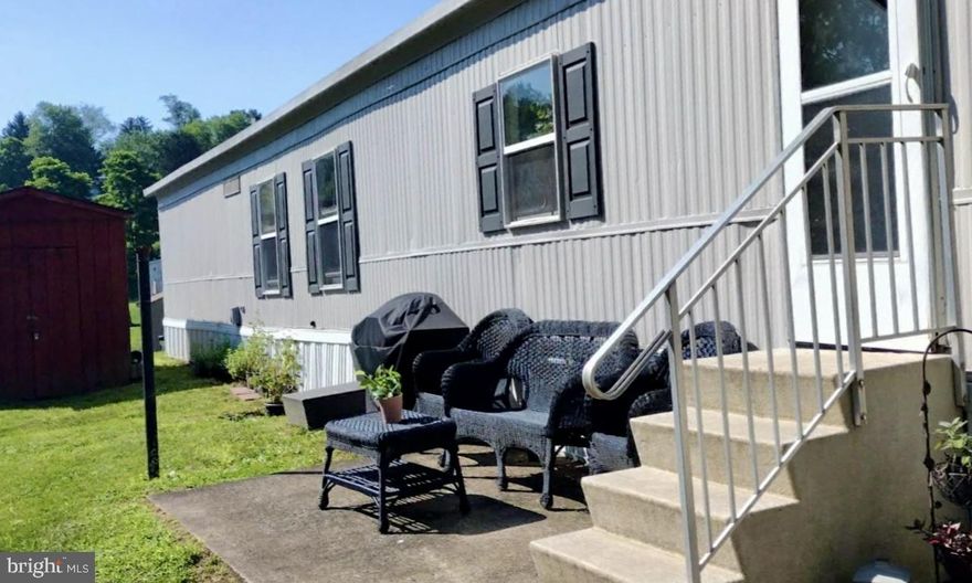 A lovely home waiting just for you! This 3 bedroom 1 bath manufactured home is situated in the Orchard Hills Mobile Home Park in Shermans Dale PA. and offers affordable living in a quiet, friendly community. Recently painted, it provides a fresh start for anyone looking to make a place of their own. The peaceful setting and welcoming neighborhood make it a solid option for buyers who value a calm environment and manageable home.