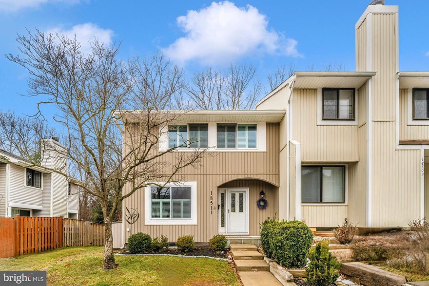 Welcome to this beautifully updated end-of-group townhome located in the desirable Stoneridge community, offering a bright, open layout and thoughtful upgrades throughout. This home features three bedrooms, three full bathrooms, and one half bath, providing flexible living space across multiple levels.

The main level showcases hardwood flooring and an inviting open floor plan centered around a gorgeous, updated kitchen with modern cabinetry, under-cabinet lighting, quartz countertops, a tiled backsplash, and dual pantries for exceptional storage. Built-in features include a stylish china cabinet and a custom living room console, adding both function and character. The living room is anchored by a cozy fireplace and opens directly to a large deck overlooking wooded views, perfect for relaxing or entertaining. Plantation shutters throughout the home convey with the sale.

Upstairs, hardwood floors continue into the bedroom level, where you’ll find three bedrooms and updated bathrooms, including a spacious primary suite with a private bathroom.

The fully finished lower level offers a warm, versatile retreat with a second fireplace, a full bathroom, and walk-out access to a rear patio and backyard, ideal for guests, a home office, or additional living space.

Additional highlights include one reserved parking space directly in front of the home, newer systems, a roof under 6 years old, HVAC replaced in 2019, and a washer and dryer just one year old. A Great home in a Great location! 

A move-in ready end-unit with space, style, and a peaceful wooded setting—this Stoneridge townhome checks all the boxes.