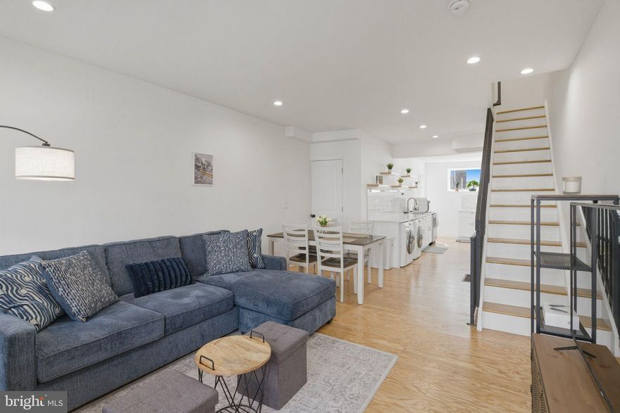 Welcome to 416 Cantrell Street — a beautifully renovated gem in the heart of South Philadelphia offering the perfect blend of modern finishes and city charm.

Step inside to find gleaming hardwood floors that flow seamlessly throughout, complemented by an abundance of natural light that fills every corner of the home. The open-concept living and dining area creates an inviting space ideal for both everyday living and entertaining.

The thoughtfully designed kitchen features sleek finishes, ample cabinetry, and modern upgrades that make cooking and hosting a breeze. Upstairs, you’ll find two spacious bedrooms, each offering comfort and privacy, along with well-appointed bathrooms. Downstairs you’ll enjoy a full finished basement perfect for hosting your friends for the game! With 2 full bathrooms and an additional powder room, convenience is built into every level of this home.

Whether you’re a first-time buyer or looking to upgrade, this home checks all the boxes — and then some. Qualified buyers may take advantage of an unbeatable loan program offering 100% financing with no PMI, making homeownership more accessible than ever.

Located on a great South Philly block, you’re just steps from local favorites, parks, and easy access to Center City.

Move right in and start enjoying everything this turnkey home has to offer.