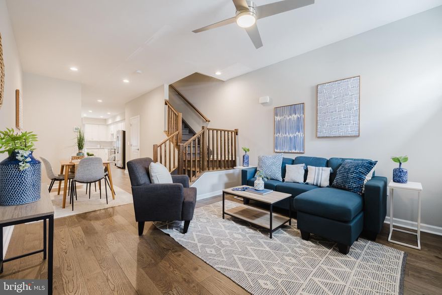 HUGE CHAP tax credit (greatly reduces your taxes for 10 years. In addition, this home is eligible for many grants and tax breaks! Eligible for $10k V2V grant towards down payment (as long as V2V has money in their program) and buy back the block (give up to 20K to eligible buyers). These and other grant programs may be stacked. **Charming & Completely Rebuilt 3-Bedroom Home Baltimore Townhome!**  Newly Rebuilt Home meaning other than the foundation, the marble stoop and some brick, we have newly constructed  everything; New Water lines, New sewer lines, New Framing, New walls, New Floors, New windows, New Roof, New Electric, New Plumbing, New systems and more.  Step into this beautifully rebuilt 3-bedroom, 2.5-bath home featuring an open floor plan and high ceilings throughout. The spacious living room boasts floor-to-ceiling windows, filling the space with natural light. HARDWOOD FLOORING flows seamlessly into the eat-in kitchen, which showcases brand-new granite countertops, stainless steel appliances, and a convenient half bath on the main level.  The fully fenced backyard is perfect for entertaining. Upstairs, upper 1, offers two generously sized bedrooms that share a full bath, along with a conveniently located laundry area. Upper 2 is dedicated to the stunning primary suite, complete with a private full bath and cozy bedroom retreat.  Brand-new carpeting extends throughout the upper levels. The lower level includes extra insulation for added protection and an abundance of storage space.  This stunning home is truly a **must-see**—don’t miss your chance to call it home! LOCATION! LOCATION! LOCATION! Walkability to the inner harbor Johns Hopkins Hospital less than 2 miles, 6 bus stops nearby, metro station 10 minute walk, train station 5 minute walk, light rail 1 mile away, airport 10.6 miles.