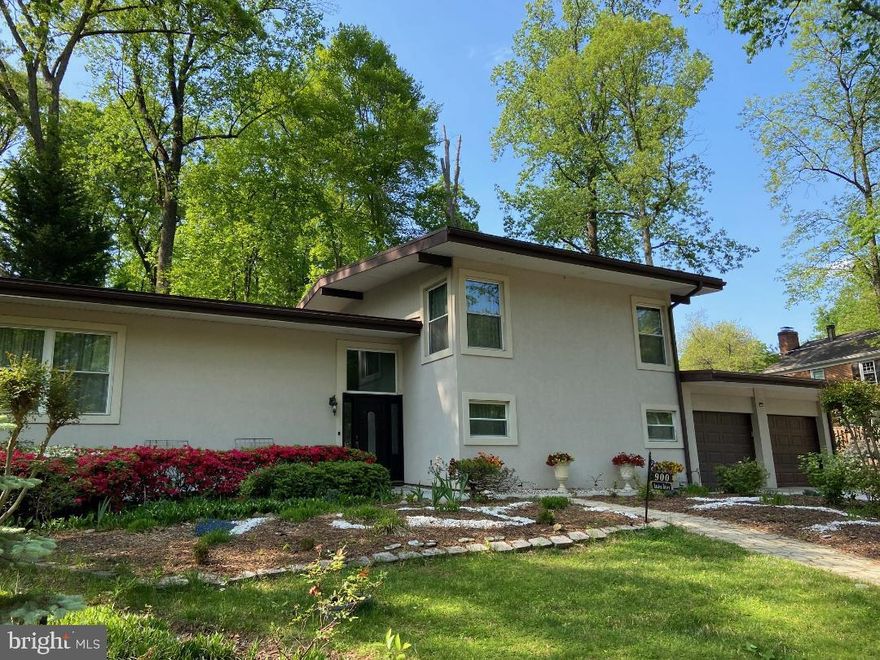 Dream Family Home with Architect_ Designed Luxury & inside heated pool. This custom contemporary house is perfectly situated on a corner lot in Woodley Gardens subdivision. Just over 3600 square feet with 4 bedroom 3 bathroom.10 feet wood ceiling, inside heated swimming pool and spa turns every day into a staycation, rain or shine. Swim, play, or relax in cozy warmth, no matter the season! Two decks, nice patio + fenced backyard for safe play , barbecued, and pets . 4 car garage, a lot skylights . Master bedroom with 2 walk in closet. Beautifully landscaped ,blooming azaleas and flowers. The backyard fence providing a peaceful and private setting. Recently renovated : Roof 2023 , windows , doors and exterior stucco 2018, all 3 bathrooms 2022, kitchen 2019,waterheater 2022, swimming pool 2022, bedrooms wood floor 2025,basement laminate floor 2025  and more. Conveniently located near the Woodley Gardens Park and Shopping Center, Senior Citizen Center. Just minutes away from Rockville Town Center, I-270 and the Rockville Metro Station. Open House Sunday 11/23  2-4 p.m.