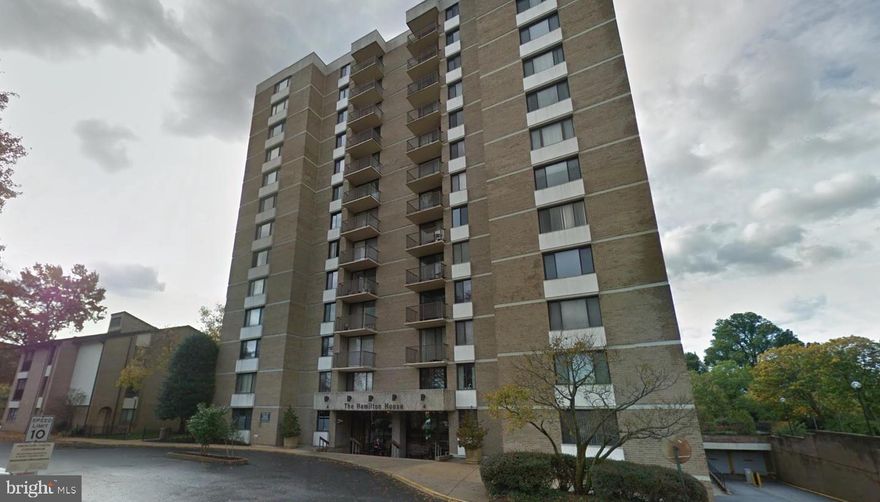 End-unit studio with balcony and fabulous spa-inspired bathroom! Galley kitchen with gas cooking and dishwasher. Sunny living/bedroom area with slider to private balcony - great city views! Assigned garage parking for one car, concierge services, storage room and Americana Centre amenities to include fitness center, outdoor pool, on-site management office and more! Enjoy living seconds to Downtown Rockville, shopping, restaurants, gyms, Farmer's Market, grocers, events and entertainment. Located directly across the street from Rockville METRO station. ALL UTILITIES INCLUDED IN RENT. $250.00 non-refundable move in fee $150.00 refundable elevator deposit payable to Americana Center. Common laundry room on each floor.