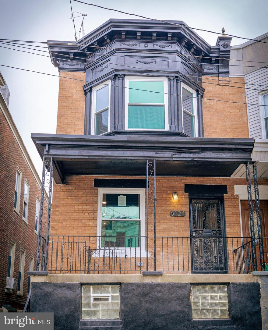 Welcome to 6124 Lensen Street, a fully renovated twin home in the Germantown section of Philadelphia offering over 1,500 square feet of modern living space. Step inside to an open floor plan with brand new flooring, recessed lighting, and large windows that bring in natural light throughout. The kitchen features new stainless steel appliances, custom quartz counters and backsplash, and generous cabinet space. A convenient powder room and laundry area complete the main level. Upstairs, you'll find three spacious bedrooms with ample closet space and a beautifully finished full bath with custom tile and lighting. The fully finished basement provides even more living space—perfect for entertaining, a home office, or playroom—and includes an additional full bath. Outside, enjoy a front porch for relaxing and a fenced rear patio for outdoor gatherings. With new windows, HVAC, electrical, and plumbing, this home combines classic Philadelphia charm with modern upgrades throughout.