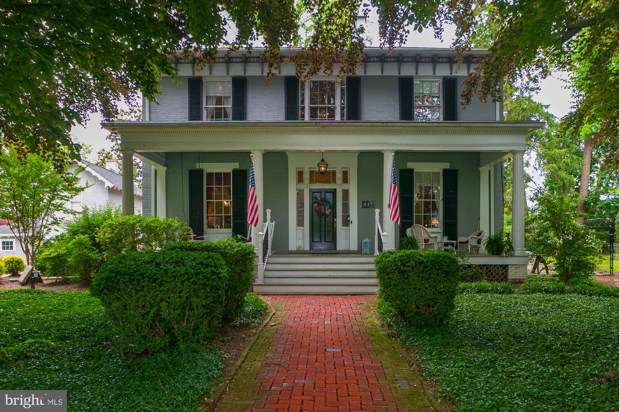 Rutherford House Estate – Historic Elegance in the Heart of Charles Town, WV
Welcome to the Rutherford House Estate, a distinguished Jefferson County Historic Landmark steeped in Colonial and Civil War history. Ideally located in the heart of charming Charles Town, West Virginia, this extraordinary property sits on a beautifully landscaped one-acre lot, surrounded by majestic copper beech trees in a serene, park-like setting.
Main Residence
The stately brick main house features:
6 spacious bedrooms
7.5 bathrooms, including a luxurious suite with a whirlpool tub
6 gas log fireplaces
Soaring 12-foot ceilings and stunning original wood floors
A recreation room is located on the lower level, ideal for entertaining with fireplace and a full bath.
Guest House
A separate, equally charming brick guest house offers:
2 bedrooms
A living room with electric fireplace,
A spa-style bath
This versatile space is perfect for multi-generational living, a home office, or guest accommodations, offering privacy and flexibility.
Additional Highlights
Currently operating as a bed and breakfast, but being sold as a private residence
Immaculately maintained, blending timeless elegance with modern comfort
High-speed internet makes it easy to work from home.
Attention:
Current taxes are Class 4 for business. Residential can be reduced to Class 2.
Recently appraised
Please see under documents for attached floor plans
View aerial video tour under virtual tours