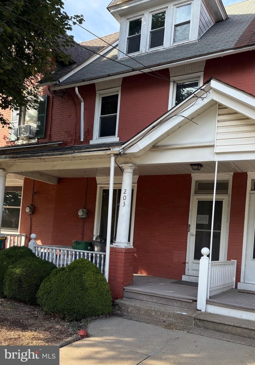 Check out this Four bedroom row home located in the quaint Bucks County town of Trumbauersville PA. Being sold as is. This three-story home has one and a half baths, oversized one car garage with electric garage door opener and off-street parking. Livingroom, dining room, 1st floor laundry and half bath. Coved deck leading out to the fenced back yard. 3 bed rooms and a full bath on the 2nd floor and a finished 3rd floor room. Full basement and finished third floor gives the home plenty of room. Make your appointment to see this home today.