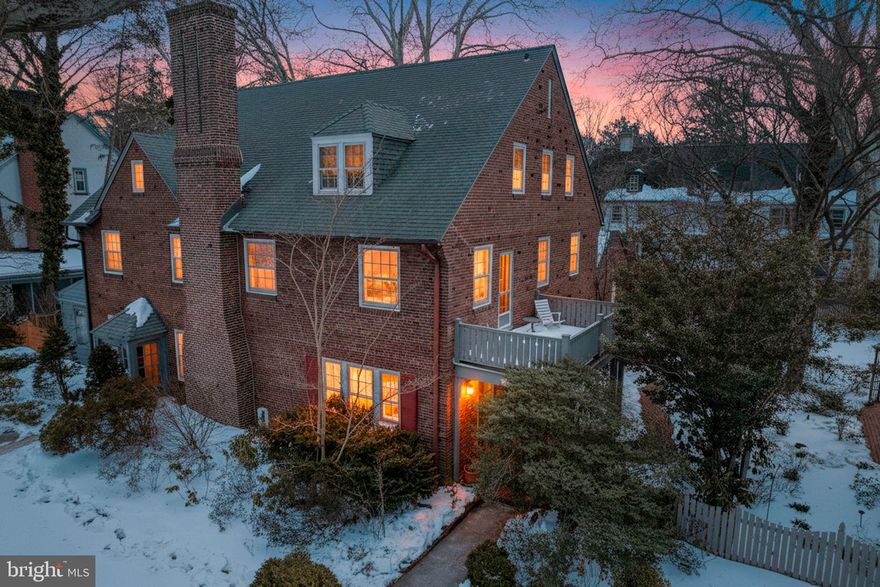 Welcome to 708 Greenhill Ave, where timeless charm meets everyday comfort in the highly sought-after Wawaset Park community.  Perfectly positioned facing Ed Oliver Golf Course, this beautifully maintained 5-bedroom, 3.5-bathroom home offers scenic views, walkable neighborhood living, and exceptional space designed for both relaxation and entertaining.  Step inside to discover hardwood floors throughout and a thoughtfully designed floor plan that creates a seamless flow between living spaces. The living room is anchored by a cozy fireplace, creating the perfect setting for gathering or unwinding. The open kitchen layout offers both functionality and connection, making everyday living effortless.  Spanning three full floors PLUS a finished basement, this home provides incredible flexibility and impressive square footage. The finished lower level includes a convenient half bathroom, offering ideal space for a recreation room, home gym, office, or guest retreat. The primary bedroom features private access to a second-floor balcony, and four additional bedrooms throughout the upper levels provide generous space for family, guests, or home office needs. Outdoor living is equally impressive. The tranquil back deck creates a peaceful setting for evening relaxation or entertaining, while the detached two-car garage with private alley access provides convenience and ease of parking rarely found in city-adjacent neighborhoods. Residents enjoy tree-lined streets, walkability, and close proximity to Wilmington’s best dining, shopping, and entertainment, along with easy access to major highways. This home offers the perfect blend of character, space, location, and lifestyle. Schedule your private tour today and experience everything this home has to offer.