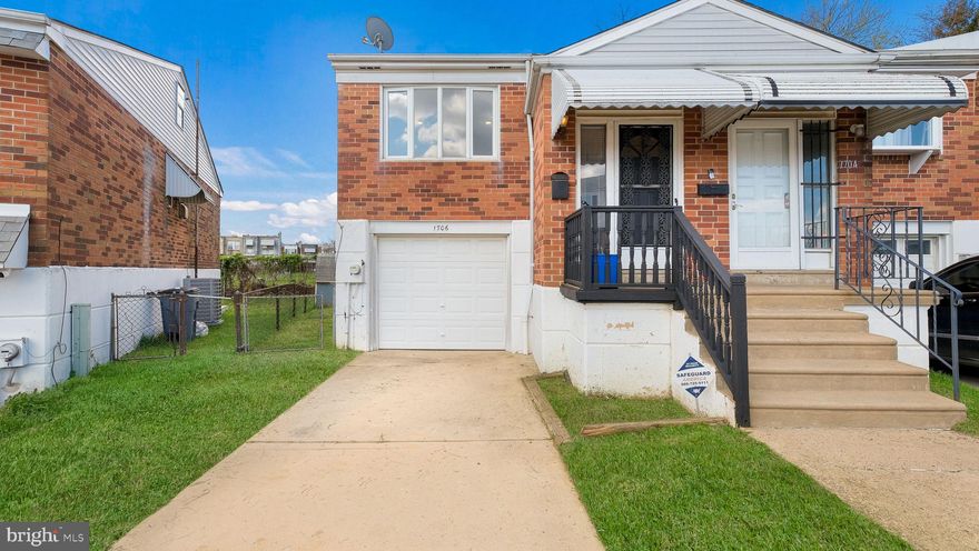 Must see Remodeled 2 bedroom 2 Full bath twin rancher in Wissinoming. The pictures tell the whole story! On the main level you will find a nice sized living room, dining area, kitchen, full bath and two bedrooms.  The lower level has a family room, laundry/utility area, full bath and garage access.  1706 Kennedy St features: NEW ROOF 4/10/26,  it was freshly painted, all of the flooring {Carpet, Tile and Luxury Vinyl Plank} is new. Recessed lighting, New interior doors, New water heater, Gas forced hot air heater with central air. It also has a one car garage.  The rear yard is fenced and features both a lower patio area off the family room.  There is also an elevated deck! The Kitchen was remodeled.  It features plenty of cabinets and quartz countertops. It comes with stainless steel refrigerator, dishwasher and gas stove/oven. Both Full bathrooms were remodeled! Make your appointment sooner than later!