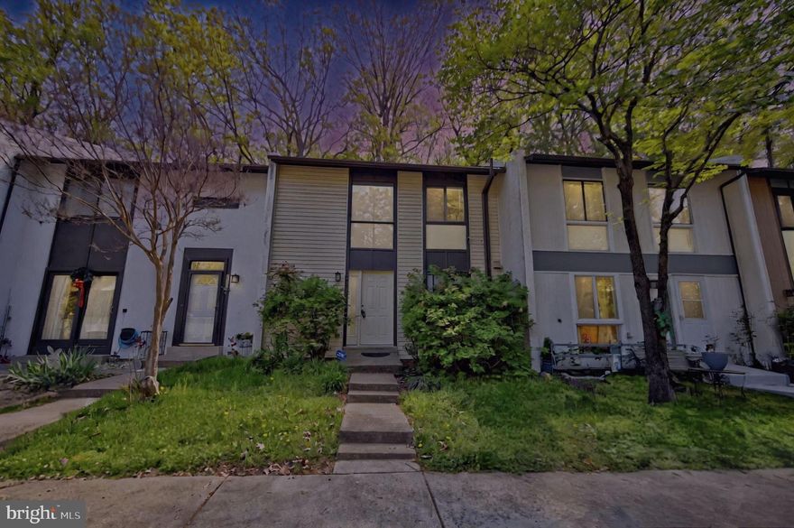 Interior features: 2 story foyer, Hardwood floors, Family room filled with natural light, Dining area with updated lighting, Kitchen with beautiful wood cabinets, stainless steel fridge, range and built-in microwave, ceramic tile floors, recessed lighting and a pantry, Beautifully renovated modern half bathroom with sleek gray tile floors, a new white vanity, fresh paint and baseboards, updated mirror, lighting and more giving it a spa-like feel, convenient for guests and ease on the main level. An open staircase leads up and downstairs 
The upper level features 2 spacious primary bedrooms, a third bedroom and a contemporary bathroom with updated flooring, a new vanity, new lighting, a new mirror and a jetted tub. The lower level highlights, a recreation room complete with surround sound speakers and another full bath that needs a little bit of TLC. 
Other quality features include ceiling fans, large windows and siding glass doors, a laundry room/storage room and two parking spaces along with visitor parking. Exterior features: Slate patio, Fenced in back with a wood high-privacy fence, A balcony off of the primary suite connecting to the second bedroom. Location:
Located in a prime area of Reston this townhouse has access to all of Reston‘s amenities including endless tennis courts and pools, a recreation center, a Metro, Reston Town center, parks, walking trails, golf courses, shopping, dining, entertainment, and convenient access to major roadways.