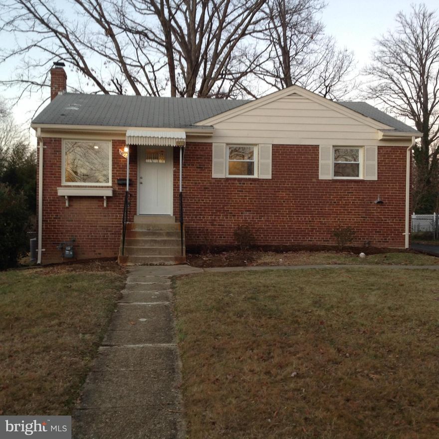 OPEN SUNDAY!!!Completely renovated 3 BR, 2 BH detached,in the Woodley West area of Falls Church, with wood floors, brand new appliances, new kitchen,with brand new GAS STOVE with build-in microwave and large cabinets, with granite counter tops, new bathrooms, new A/C system, brand new washer & dryer, new doors in entire house, new carpet in basement and much more!!!