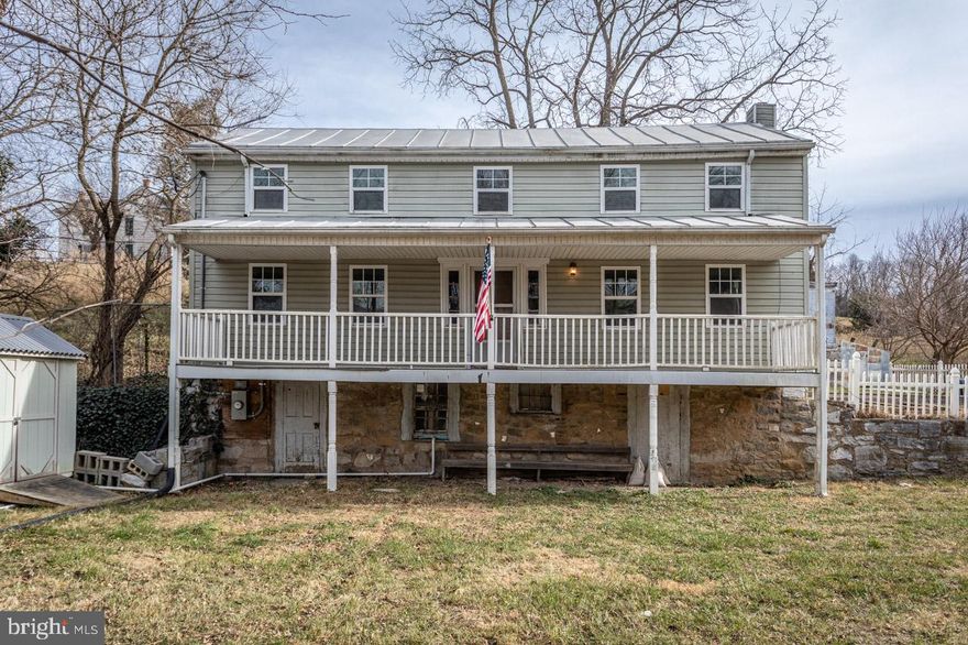 Income Producing Short Term Rental, or your new Home! All furnishings can convey separately. Rich with History this home features 2 very spacious bedrooms, 1 large bathroom with soaking tub, gardening area outside, storage sheds, and a porch that runs the length of the home. The "Coach Stop House" was located on the Luray to Staunton Turnpike and served variously as a saloon and general public entertainment spot. During the 1860s it also was used as a stopping point for staff officers. Close to caverns, Shenandoah National Park, and more.