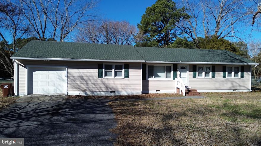 Welcome  to 104 Walden! This home offers comfortable living all on one floor.  When you enter the house you'll find your living room and an open kitchen with updated appliances.  Both full bathrooms have been updated. The bedrooms are a generous size. Flooring in most rooms have also been updated. HVAC was replaced in 2024. The entrance doors were recently replaced and all of the windows in the sunroom/enclosed porch. Gutters were recently added to the home and a modified outdoor outlet for generator was installed. Outside you can enjoy the spacious fenced in back yard for entertainment and relaxing.  Contact agent today to schedule your tour. This won't last long!